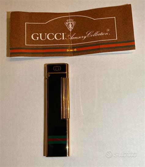 accendino gucci anni 80|Accendino gucci vintage anni 80 originale in vendita in Sports e .